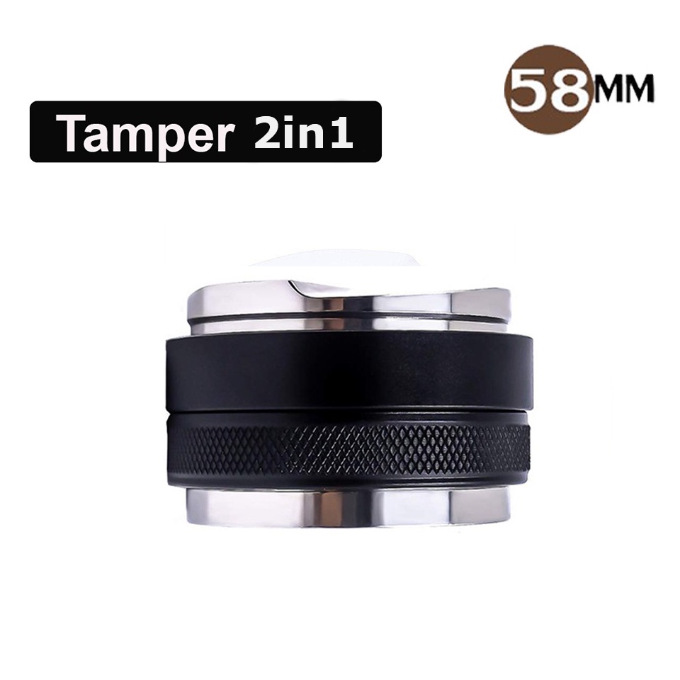 Tamper OCD 2 đầu size 58mm | Kết hợp nén và phân bổ cà phê