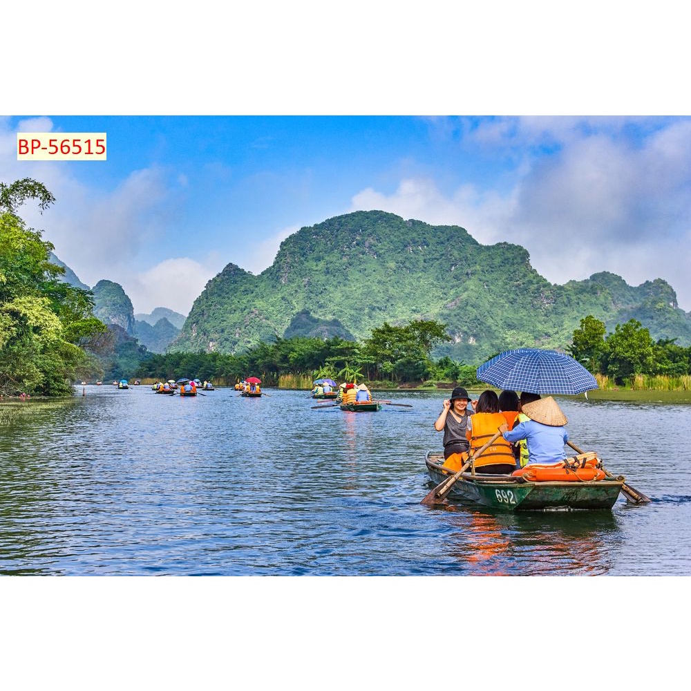 Tranh dán tường DANH LAM THẮNG CẢNH Việt Nam 3D Tặng keo và dụng cụ dán tự thi công đơn giản, nhanh gọn, sạch sẽ