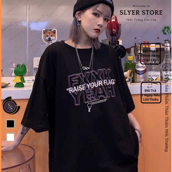 Áo thun Nam Nữ Unisex in chữ Ievent-RAISE YOUR FLAG hàng cotton cao cấp