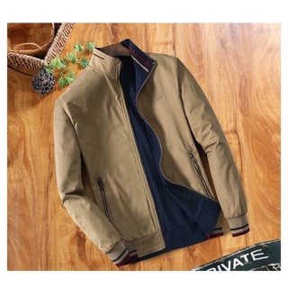 Áo bomber nam 2 mặt
