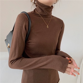 Áo Len Nữ  Ôm Cổ Lọ Mịn 801
