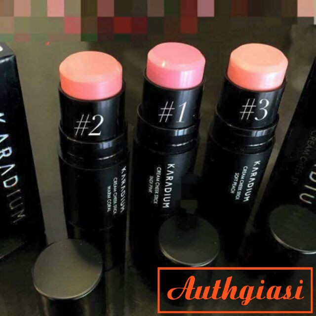 Phấn má hồng thỏi Karadium Cream Cheek Stick mịn màng và tự nhiên dạng kem | BigBuy360 - bigbuy360.vn