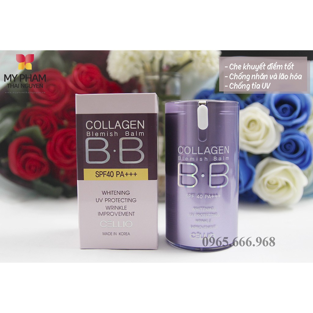 Kem nền BB Collagen Cellio