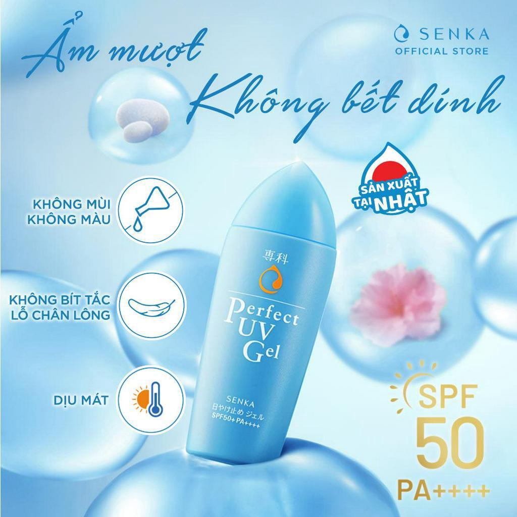 Gel sữa chống nắng Senka Perfect UV Gel 80ml