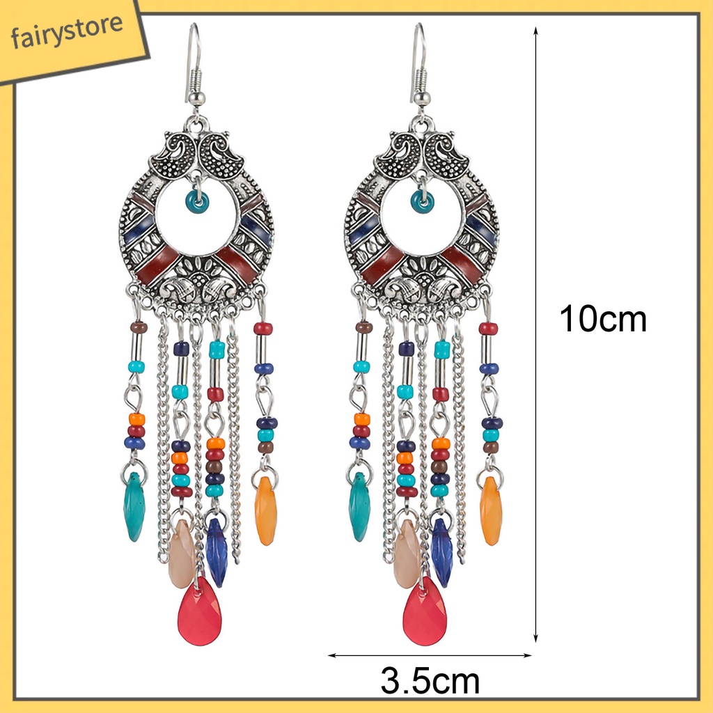 Khuyên tai nữ trang dáng dài tạo hình độc đáo