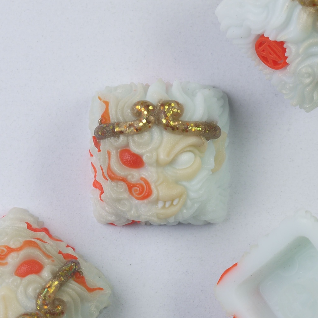 Nút bàn phím cơ Wukong White Flamer