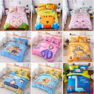 Bộ chăn ga 3D cotton trẻ em ( ib chọn mẫu)