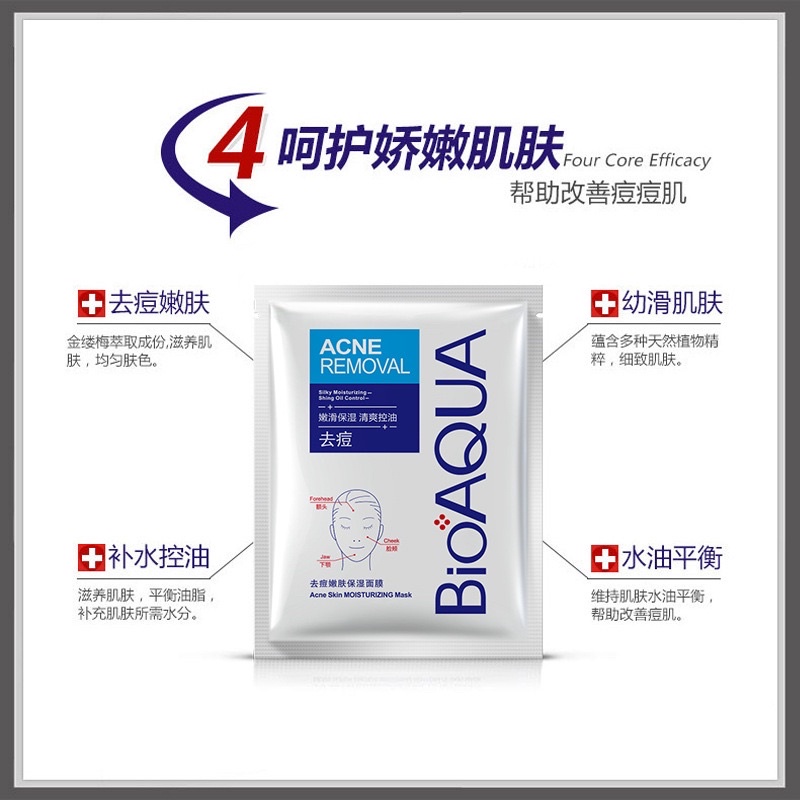 Mặt nạ Bioaqua cho da mụn