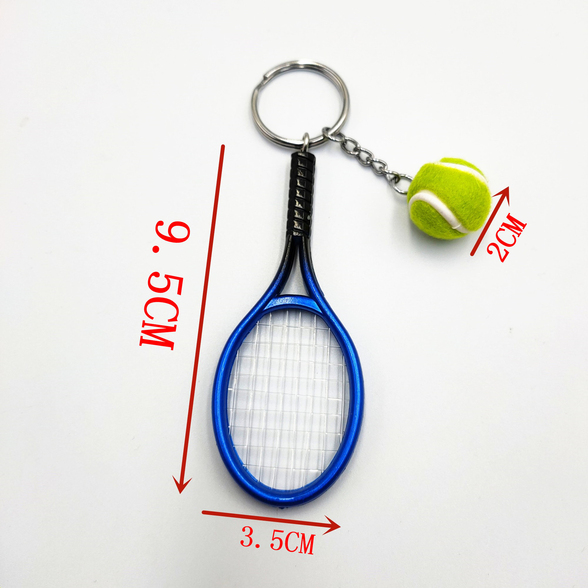 Móc Khóa Hình Vợt Tennis Xinh Xắn