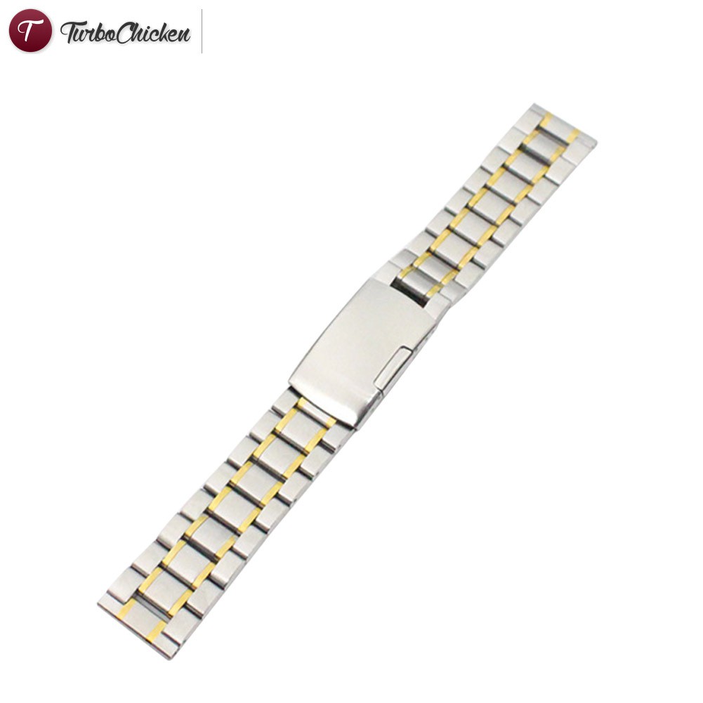 Dây đồng hồ nam bằng thép không gỉ thời trang 18 / 19 / 20 / 22mm | BigBuy360 - bigbuy360.vn
