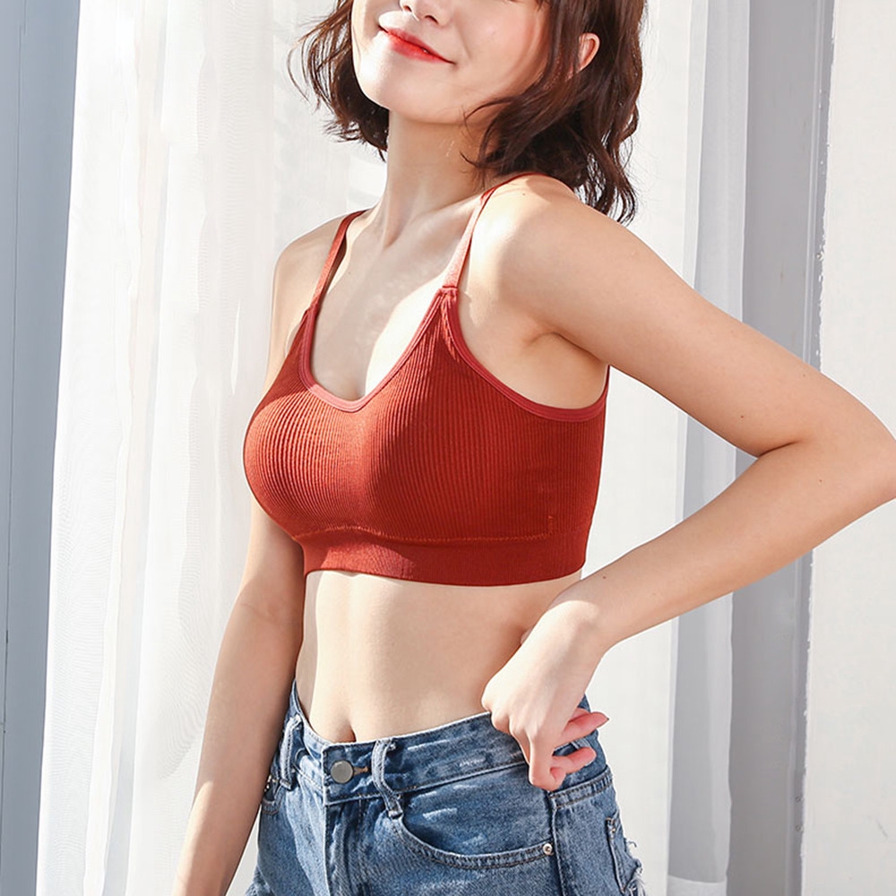 Áo ngực không đường may có đệm ngực không gọng thép