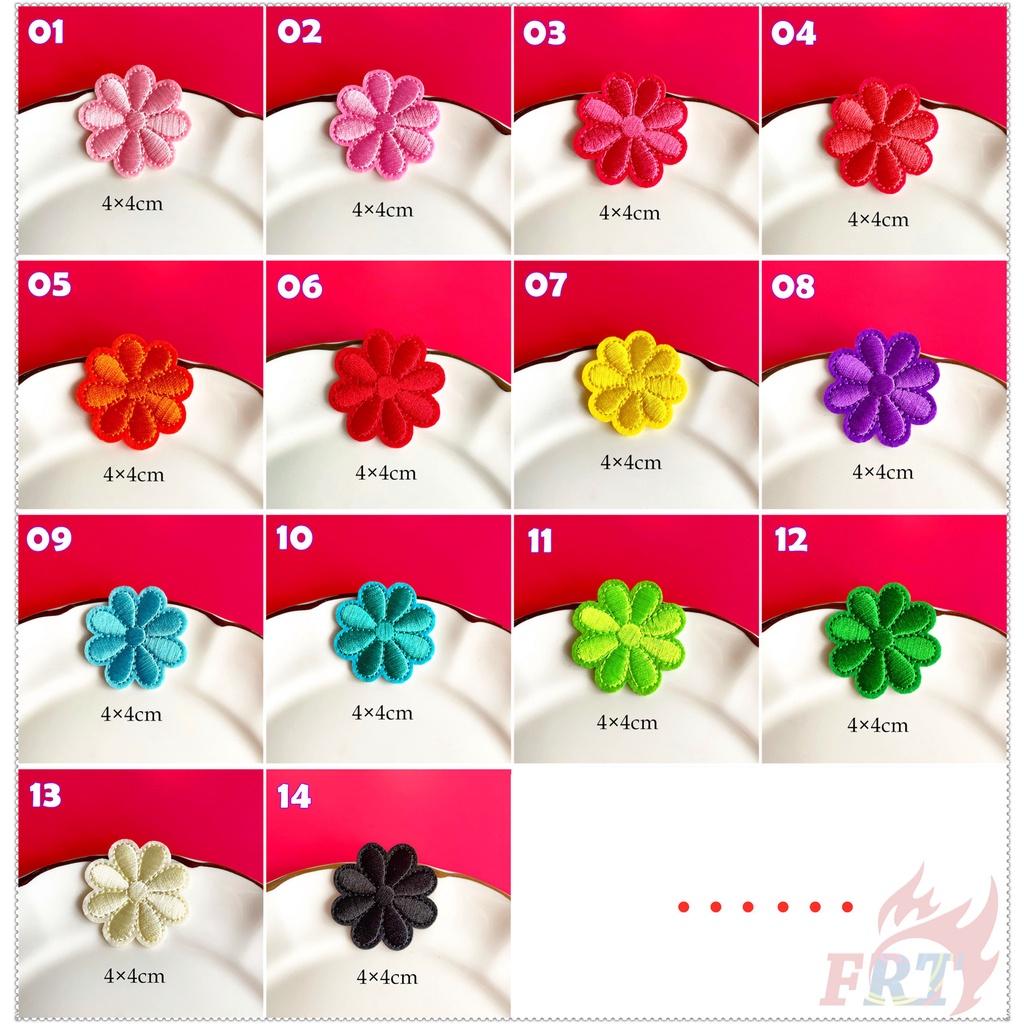 ❣️ Miếng Dán Ủi Hình Bông Hoa Nhiều Màu ❣️1 Miếng Dán Ủi Lên Giày, Quần Áo, Túi Xách