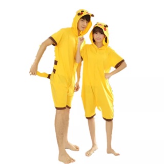 Pijama hình thú cộc tay pikachu