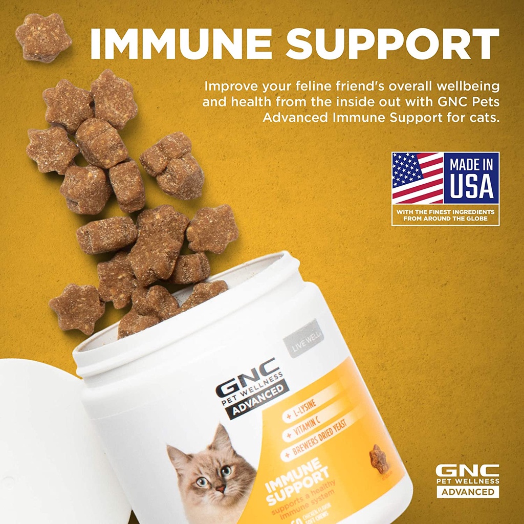 CAT GNC Advance Hỗ trợ miễn dịch Vitamin tăng cường có chứa Lysine + Vitamin C