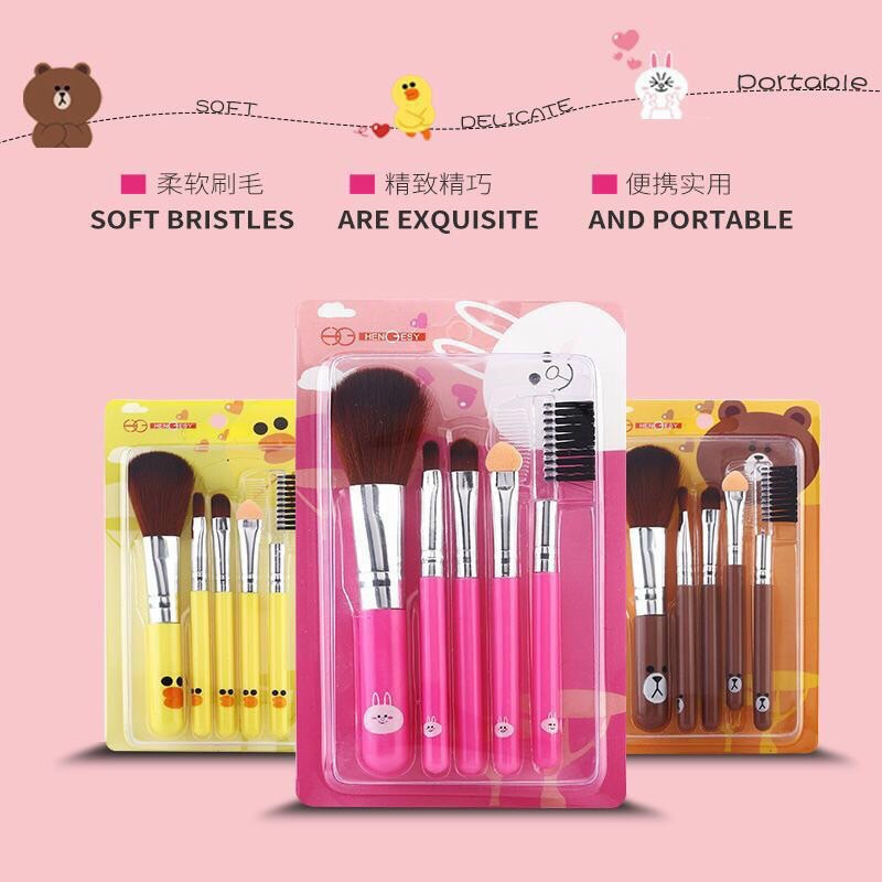 Set Cọ Mini Make Up Gấu/Thỏ/Vịt