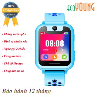 Đồng hồ định vị trẻ em ecowatch e2c_xanh dương