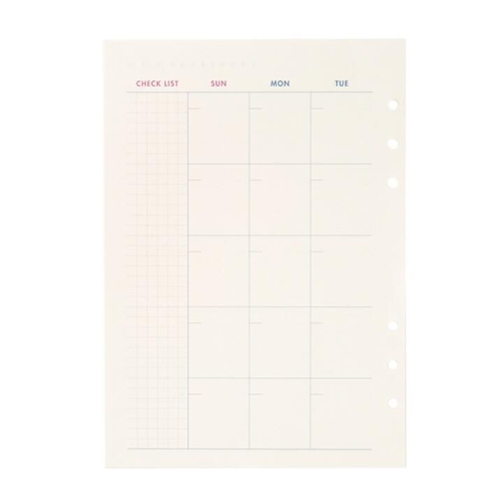 Tập Giấy Đóng Nhật Ký ARTBOX Hàn Quốc Lập kế Hoạch Hàng Ngày,Tuần, Tháng