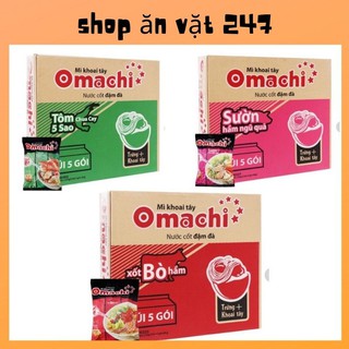 Thùng 30 gói mì tôm Omachi 🔥 Freeship 🔥 Mì khoai tây Omachi các vị date mới nhất