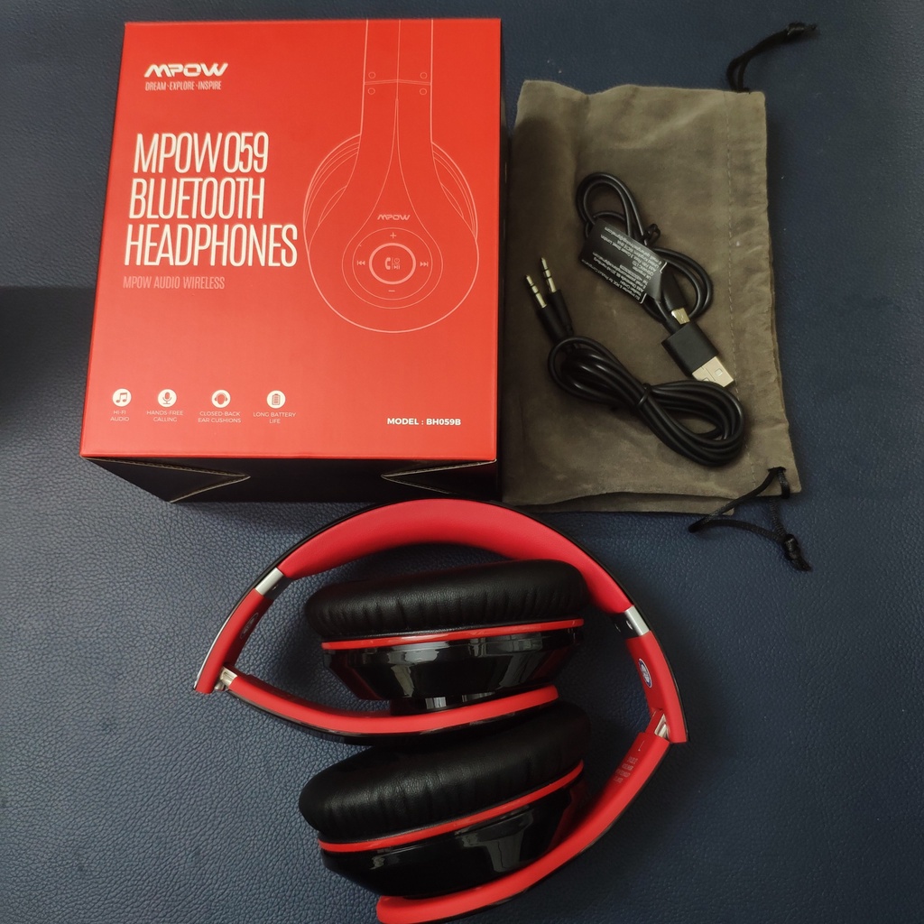 Puki shop / Tai Nghe Headphone BH059 MPOW Bluetooth - tai nghe MPOW BH059 Headphones Chính Hãng