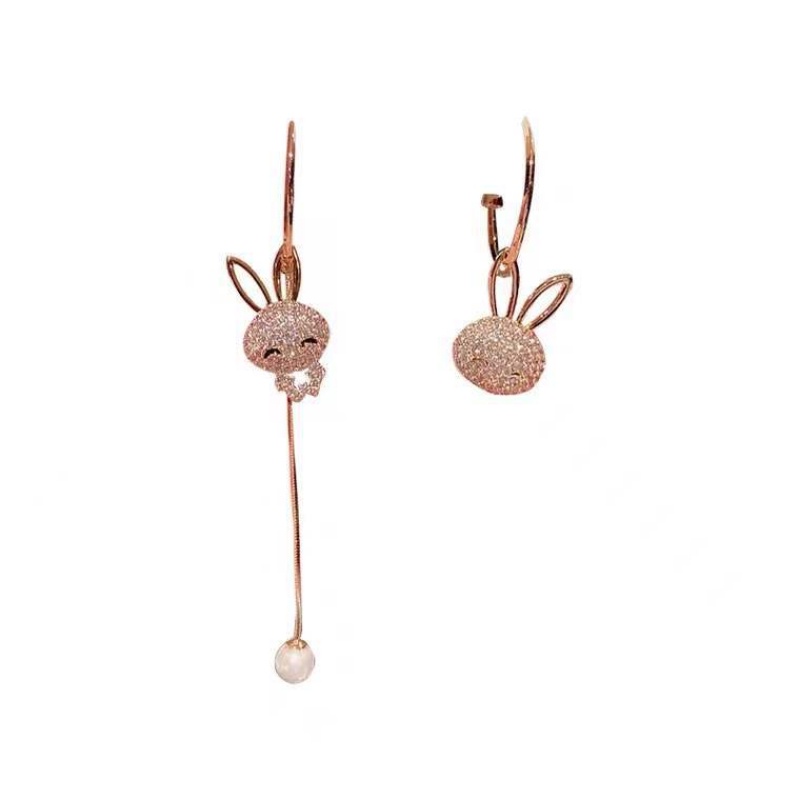 Khuyên Tai Dài Hình Thỏ Dễ Thương Cho Nữ