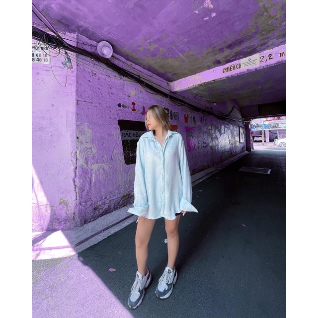 Áo sơmi “TVD UNA PLEATED SHIRT”