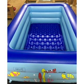 Combo bể bơi 1m60+ bơm điện+ phao tập bơi đỡ cổ cho bé