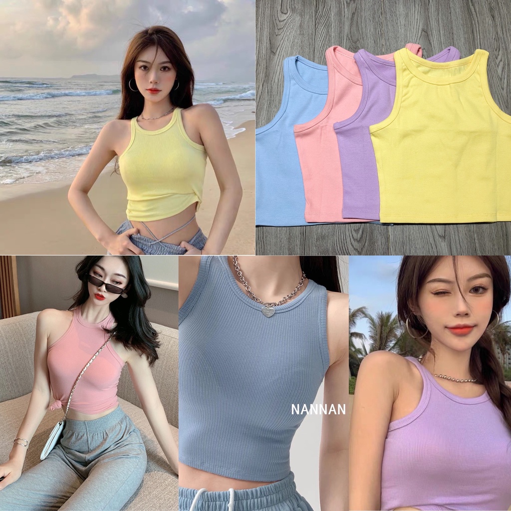 áo 3 lỗ TankTop với nhiều màu sắc theo gam màu Pastel 2021 | WebRaoVat - webraovat.net.vn