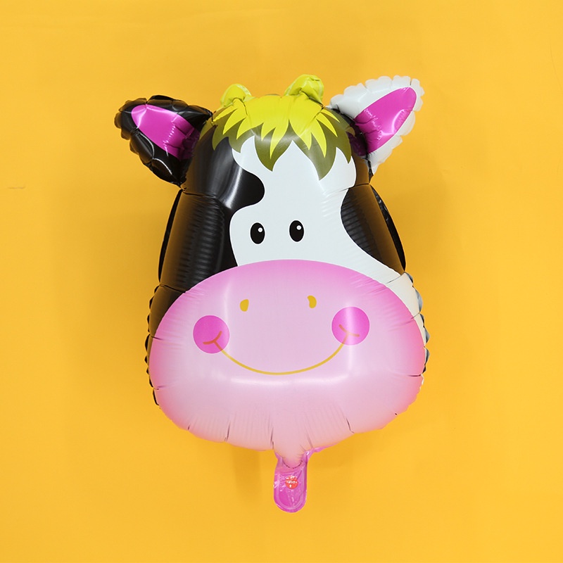 Bong Bóng Hình Động Vật/Sư Tử/Khỉ Hoạt Hình Trang Trí Tiệc Sinh Nhật Cho Bé