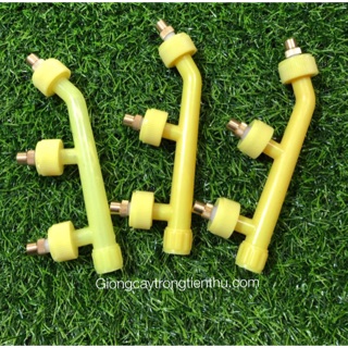 Cung cấp BÉC TƯỚI PHUN 3 ĐẦU REN ĐỒNG 13mm CHẤT LƯỢNG CAO 3 cái