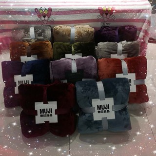 Chăn lông thỏ MUJI