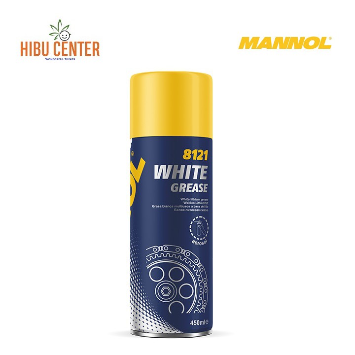 Mỡ Bò Trắng MANNOL White Grease 8121 450ml