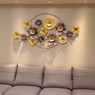 Tranh sắt treo tường nghệ thuật, tranh decor trang trí hoa nghệ thuật mã a2046