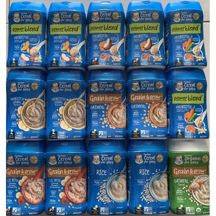 Bột Ăn Dặm Gerber Nội Địa Mỹ 227G