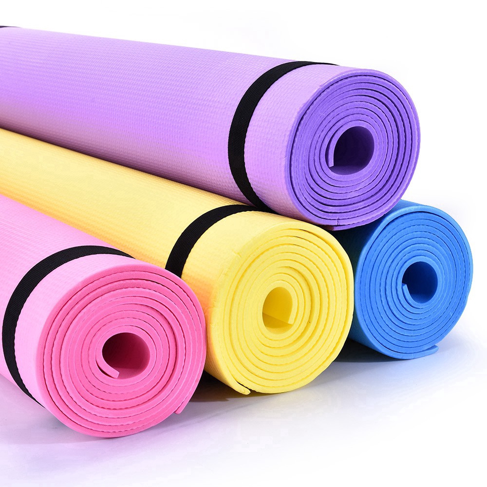 4MM Thick EVA Comfort Foam Yoga Mat Household Indoor Yoga for Pilates Exercise Mat