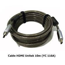 Cáp HDMI 1.4 (10m) Unitek (Y-C 116A) - Hàng chính hãng