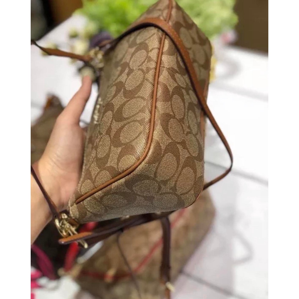 TÚI C0ACH THUYỀN CHỮ MINI 2 dây đeo siêu sang