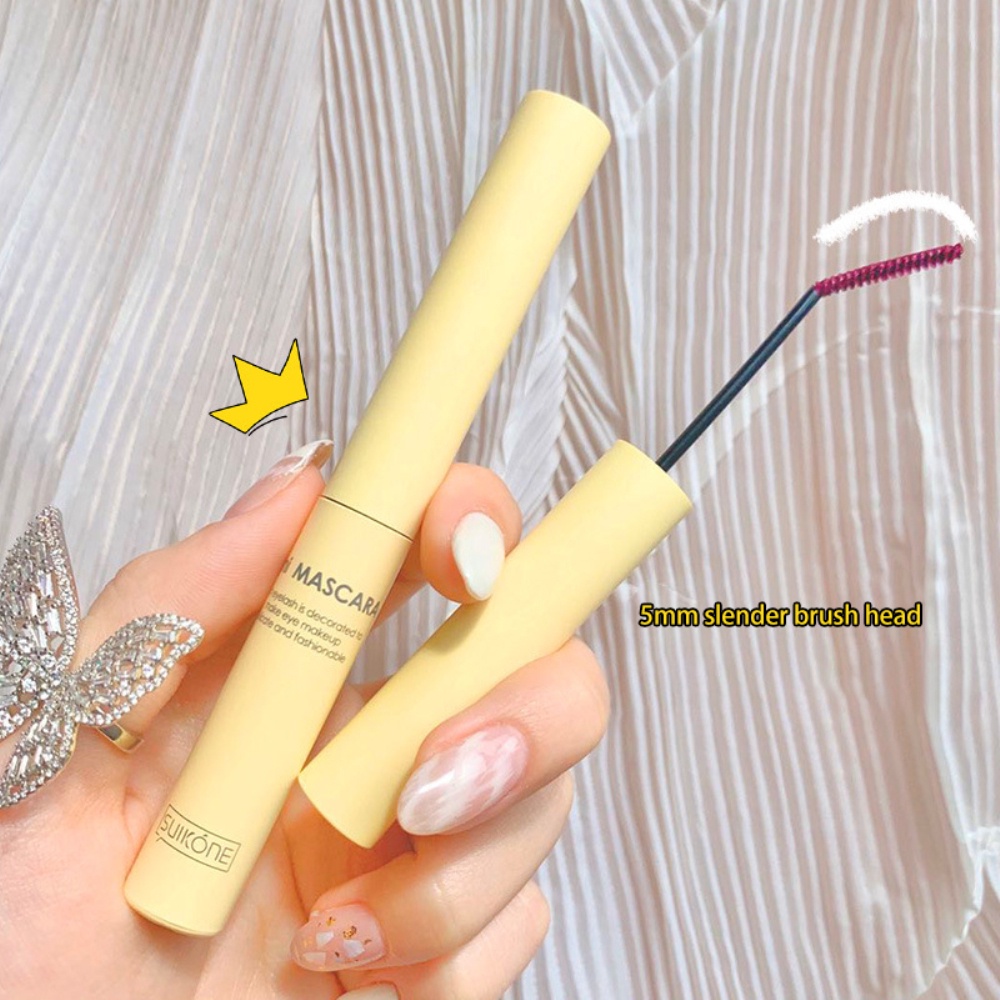 Mascara SUIKONE mini 8 màu tùy chọn lâu trôi chống thấm nước đầu cọ nhỏ siêu mảnh
 | BigBuy360 - bigbuy360.vn