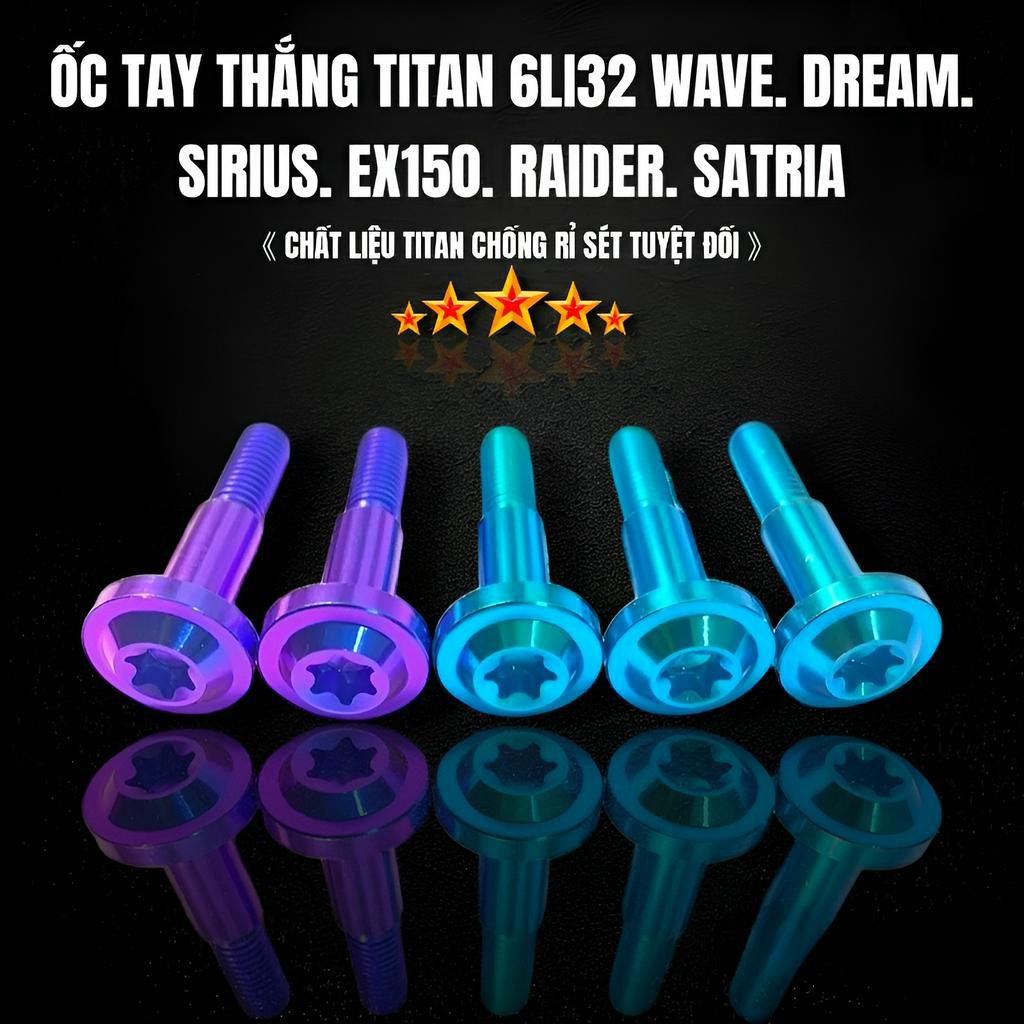 (GR5 XỊN) Ốc titan bộ 3 tay thắng Vario150