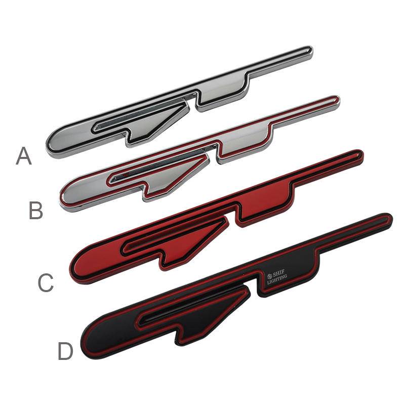 FENDER 1 Miếng dán kim loại trang trí xe hơi hình logo GT