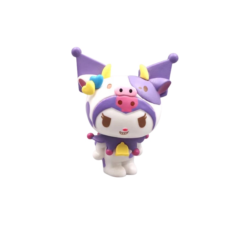 Mô hình búp bê Kuromi My Melody ác quỷ nhỏ làm thủ công xinh xắn DIY