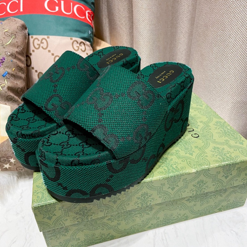 Dép Đế Xuồng Cao Su Lanh 11cm Thời Trang Cho Nữ