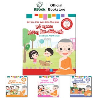 Sách - Combo Song ngữ Anh-Việt, Dạy con theo quản điểm Phật giáo (4 quyển)