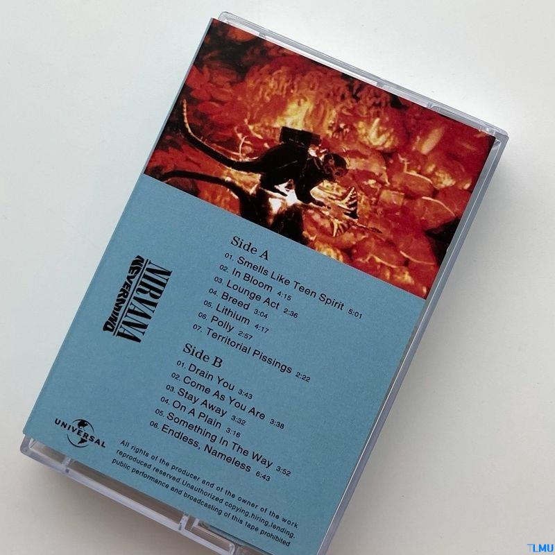 Z02 Băng Dính Băng Tiếng Anh rock nirvana nevermind with lyrics Sưu Tầm t0709