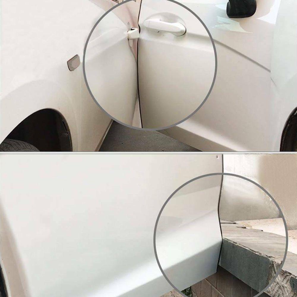 MAYSHOW Cuộn Dây Cao Su 10M Dán Viền Cửa Xe Hơi Chống Va Chạm / Trầy Xước Màu Trắng Đen