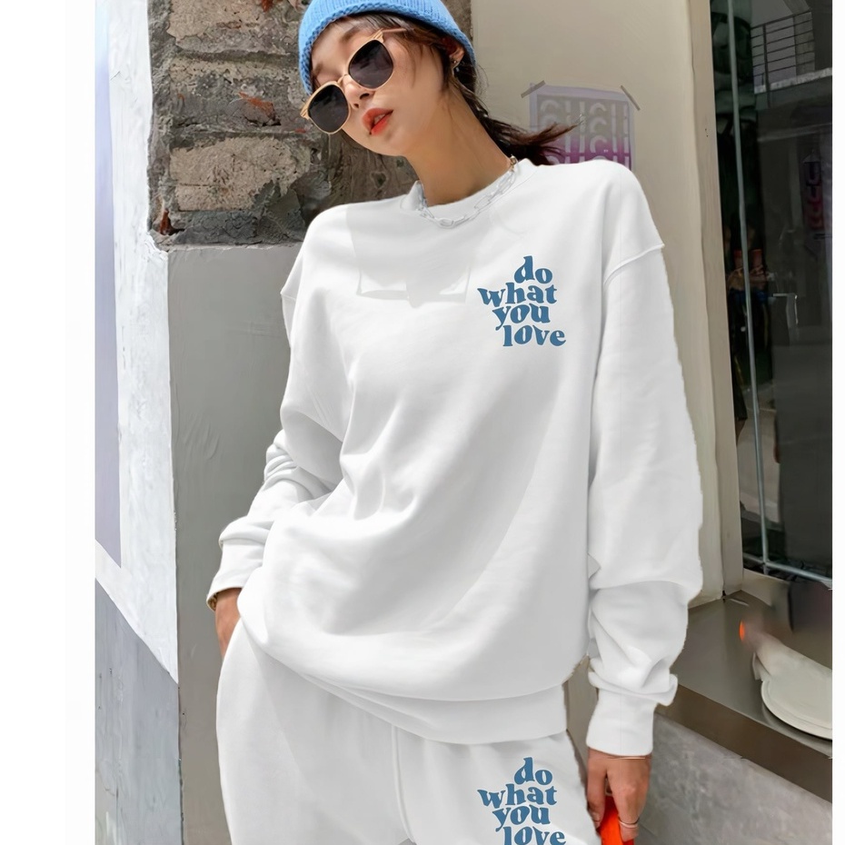 Set nỉ nữ thu đông cao cấp , bộ nỉ form rộng chất nỉ chân cua chuẩn form
