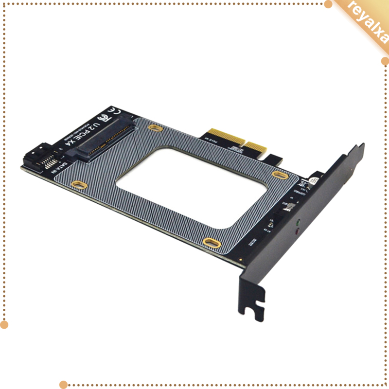 PCIe Riser 4X to U.2 SFF-8639 Expansion Card PCI-E/SATA/SAS Adapter for Desktop PC Computer