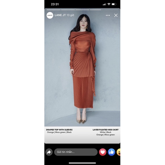Thanh lý chân váy Lane JT sz S
