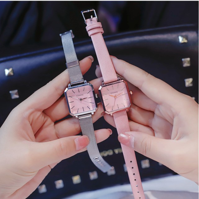 [Mã FAMAYFA2 giảm 10K đơn 50K] [QUÁ XINH] ĐỒNG HỒ NỮ DÂY DA ULZZANG MẶT VUÔNG PHONG CÁCH HÀN QUỐC | BigBuy360 - bigbuy360.vn
