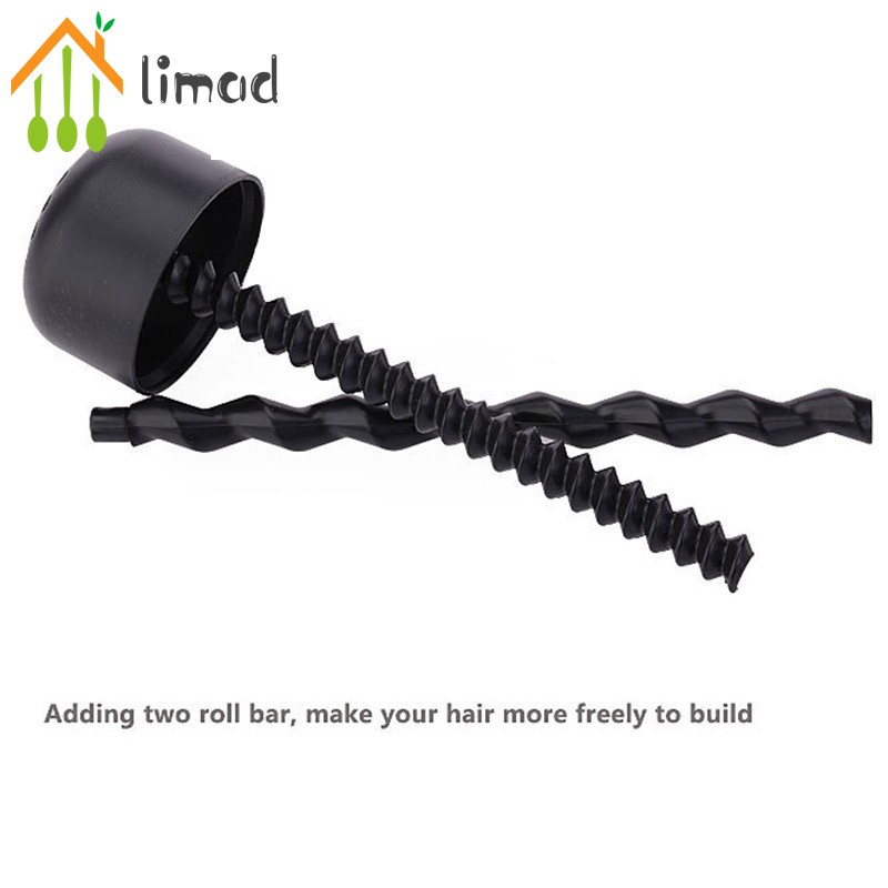 【COD】# limad Magic Air Curler Hair Dryer Spin Roller Easy Wind Cap Home Salon Supplies