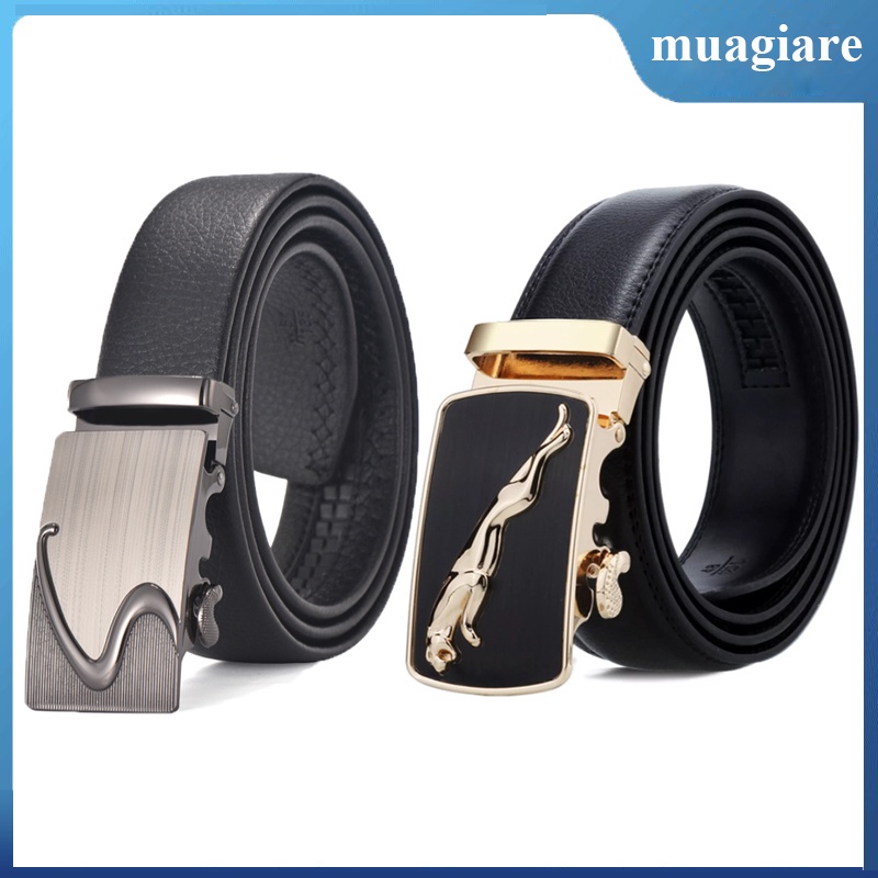 Combo 2 Dây nịt nam thắt lưng nam chất liệu da khóa tự động cao cấp NT102